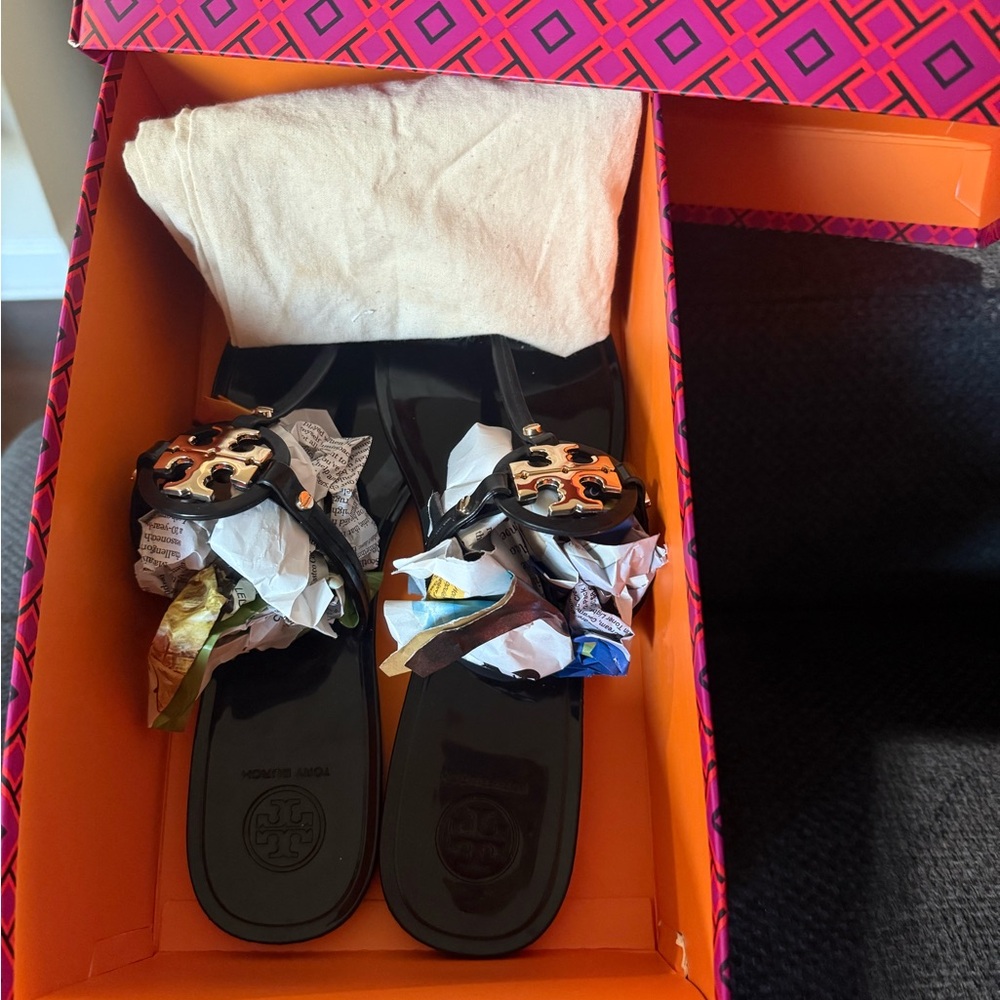 Tory Burch Women's Mini Miller Flip Flops - Picture 3 of 7